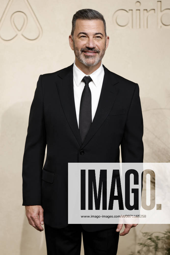 Jimmy Kimmel attends Airbnb.org s first ever gala at Milk Studios in Los Angeles on Wednesday, October 28, 2026. Airbnb.org is a global nonprofit that provides free emergency housing to people affected by disasters, illnesses, or other times of crisis. LAP2026102887 CAROLINExBREHMAN