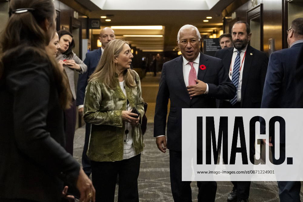 President of the European Council, Antonio Costa, centre right, arrives at the EU-Canada summit, in Montreal, on Thursday, Oct. 29, 2026. Montreal CANADA - ZUMAc35_ 20261029_zaf_c35_014