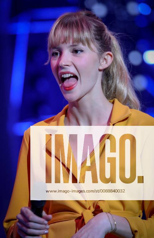 Belgian singer Angele pictured during the fourth edition of the D6bels Music Awards for artists of Federation Wallonie-Bruxelles, Friday 25 January 2019. VIRGINIExLEFOUR 05516889