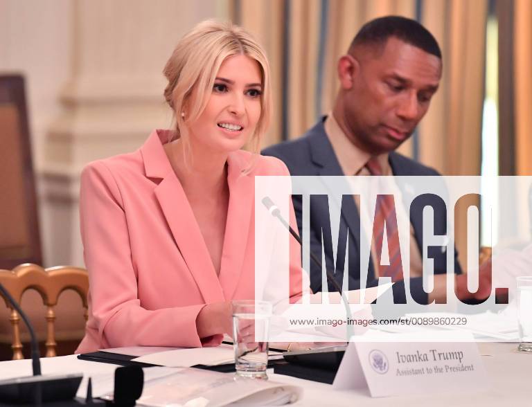 Ivanka Trump, advisor and daughter of President Donald Trump, delivers remarks as Johnny Taylor watches, during an American Workforce Policy Advisory Board Meeting at the White House in Washington, D.C. on March 6, 2019. WAP20190306324 KEVINxDIETSCH