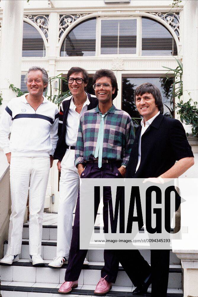Brian Bennett, Hank Marvin, Cliff Richard & Bruce Welch Singer And Group 01 October 1983