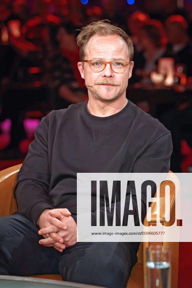 MDR Riverboat actor Matthias Koeberlin on the occasion of the recording of the MDR talk show Riverboat on 31 01 2020 in Studio 3 of Mediacity Leipzig 20200131SFL0026