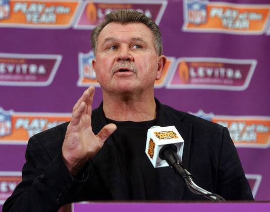 Mike Ditka (USA) -  (sbp2004012802) American Football Herren NFL 2003 2004, Pressekonferenz, PK, Pressetermin Einzelbild Houston American Football Herren NFL 2003 2004, Pressekonferenz, PK, Pressetermin Einzelbild Houston