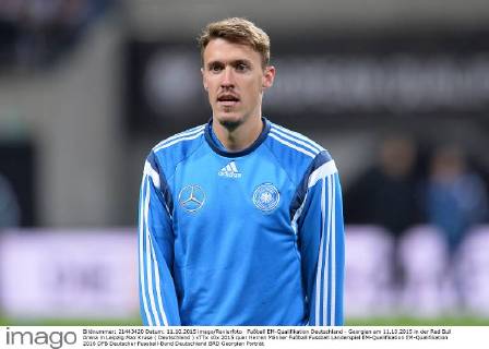 Fußball EM-Qualifikation Deutschland - Georgien am 11.10.2015 in der Red Bull Arena in Leipzig Max Kruse ( Deutschland ) xTTx