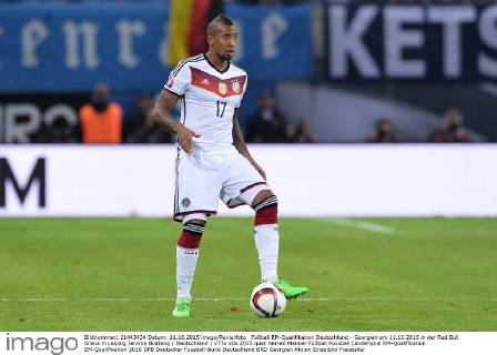 Fußball EM-Qualifikation Deutschland - Georgien am 11.10.2015 in der Red Bull Arena in Leipzig Jerome Boateng ( Deutschland ) xTTx