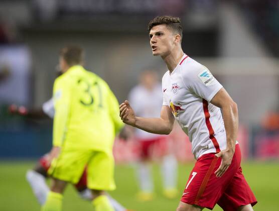 Fußball, 1. Bundesliga, Saison 2016 2017, 6. Spieltag, RB Leipzig - FC Augsburg, Freitag (30.09.2016), Red Bull Arena, Leipzig. Leipzigs Marcel Sabitzer. RM001