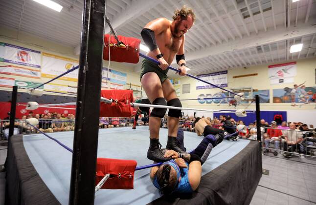 October 15, 2016 - Oceanside, California, USA - 10 15 2016_Oceanside, CA_SoCal Pro Wrestling s Rumble in Oceanside event at the Oceanside Boys & Girls Club gymnasium_._Photo by Sports - October 15, 2016 - ZUMAn47_