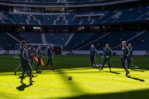 190319 Players of Sweden during a training session on March 19 2019 in Stockholm,  Copyright: ANDREASxLxERIKSSON BB190319AE048