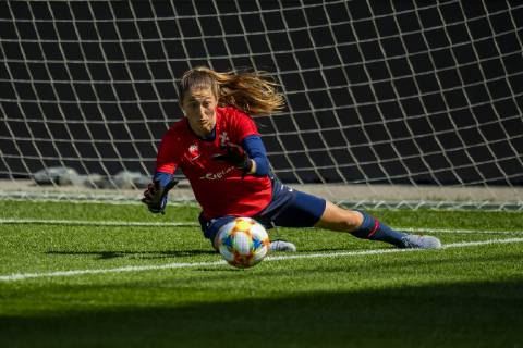 190521 Goalkeeper Cecilie Haustaker Fiskerstrand of Norway during a training session on May 21, 2019 in Oslo Photo Jon Olav Nesvold BILDBYRAN code JE 160444,  Copyright: JONxOLAVxNESVOLD BB190521JE040