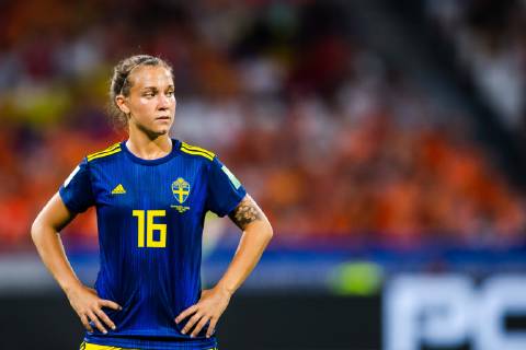 190703 Julia Zigiotti Olme of Sweden during the FIFA Womens World Cup semi final match between Netherlands and Sweden on July 3, 2019 in Lyon Photo Petter Arvidson Photo Agency Code PA 180100 bbeng soccer football soccer womens women women france france world championships 2019 world championships world championship fifa 2019 world cup semi-final semi-final knockout stage sweden sweden netherlands netherlands, Copyright: PETTERxARVIDSON BB190703PA116