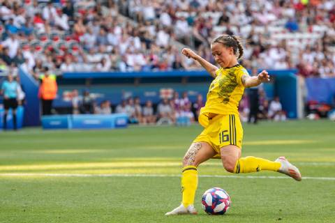 190706 Julia Zigiotti Olme of Sweden during the FIFA Womens World Cup bronze medal game between England and Sweden on July 6, 2019 in Nice Photo Simon Hastegard Image Source Code SH 180104 bbeng football football soccer womens women women france france world cups world championships 2019 world championships world championship fifa 2019 world cup bronze match Third Place Play Off england sweden sweden, Copyright: SIMONxHASTEGARD BB190706SH063