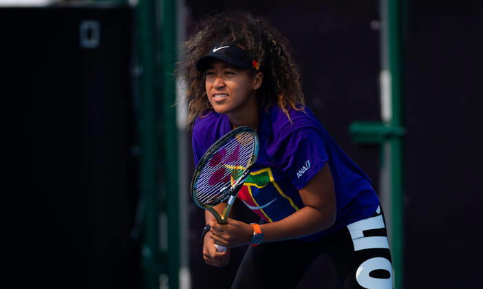 October 2, 2019, Beijing, CHINA: Naomi Osaka of Japan practices at the 2019 China Open Premier Mandatory tennis tournament 2019 China Open, Tennis, Beijing, China, Oct 2 - ZUMAa181 20191002_zaa_a181_001 Copyright: xAFP7x