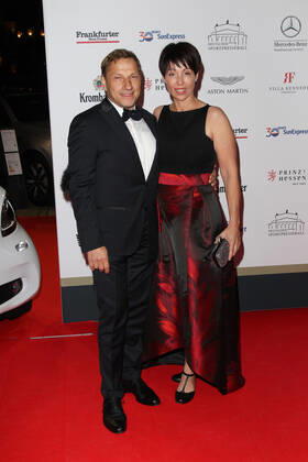 Richy Mueller mit Ehefrau Christl Stumhofer Deutscher Sportpresseball 2019 an der alten Oper in Frankfurt am 09.11.2019