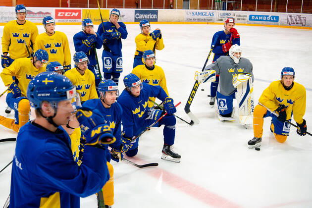 191216 Players of Sweden during a training session on December 16, 2019 in Uppsala,  Copyright: SIMONxHASTEGARD BB191216SH022