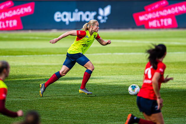 200920 Julie Blakstad of the Norwegian womens national football team during a training session on September 20, 2020 in Oslo Photo Marius Simensen BILDBYRAN Cop 238 bbeng dam em kval em kvalifisering Women em kvalik football fotball fotboll norge norway soccer training training träning uefa euro qualifier, Copyright: MARIUSxSIMENSEN BB200920BB158