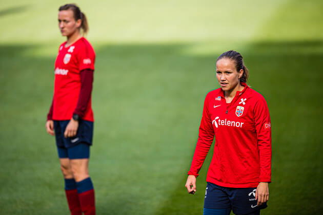 200920 Guro Reiten of the Norwegian womens national football team during a training session on September 20, 2020 in Oslo Photo Marius Simensen BILDBYRAN Cop 238 bbeng dam em kval em kvalifisering kvinnor em kvalik football fotball fotboll norge norway soccer training training träning uefa euro qualifier, Copyright: MARIUSxSIMENSEN BB200920BB278