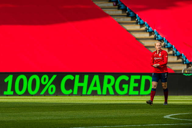 200920 Julie Blakstad of the Norwegian womens national football team during a training session on September 20, 2020 in Oslo Photo Marius Simensen BILDBYRAN Cop 238 bbeng dam em kval em kvalifisering Women em kvalik football fotball fotboll norge norway soccer training training träning uefa euro qualifier, Copyright: MARIUSxSIMENSEN BB200920BB314