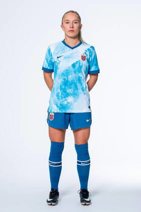 201022 Thea Bjelde of the Norwegian womens national football team poses for a portrait on October 22, 2020 in Oslo Photo Vegard Wivestad Grott BILDBYRAN kod VG VG0061 bbeng fotball fotboll football norge norway a kvinnor portrett porträtt portraits dam,  Copyright: VEGARDxWIVESTADxGRoTT BB201022VG003