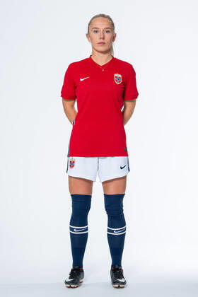 201022 Thea Bjelde of the Norwegian womens national football team poses for a portrait on October 22, 2020 in Oslo Photo Vegard Wivestad Grott BILDBYRAN kod VG VG0061 bbeng fotball fotboll football norge norway a kvinnor portrett porträtt portraits dam,  Copyright: VEGARDxWIVESTADxGRoTT BB201022VG007