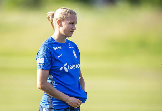 210607 Julie Blakstad of the Norwegian womens national football team during a training session on June 7, 2021 in Borgholm Photo Suvad Mrkonjic BILDBYRAN COP 170 SM0074 fotboll football soccer fotball träning practice training norge norway dam bbeng, Copyright: SUVADxMRKONJIC BB210607SM045