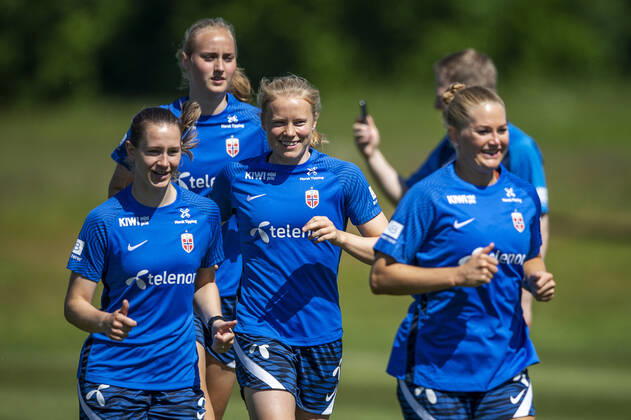 210608 Julie Blakstad of the Norwegian women nationals national football team during a training session on June 8, 2021 in Borgholm Photo Suvad Mrkonjic BILDBYRAN COP 170 SM0076 fotboll football soccer fotball träning practice training norge norway dam bbeng, Copyright: SUVADxMRKONJIC BB210608SM064