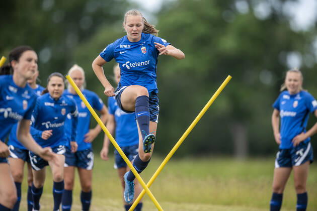 210612 Frida Maanum of the Norwegian womens national football team during a training session on June 12, 2021 in Borgholm Photo Suvad Mrkonjic BILDBYRAN COP 170 SM0078 fotboll football soccer fotball träning practice training norge norway dam bbeng, Copyright: SUVADxMRKONJIC BB210612SM033