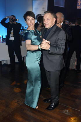 Richy Müller with wife Christl Stumhofer at the 39 German Sports Press Ball 2021 at the Alte Oper Frankfurt, 06 11 2021 Foto:xN.xKubelkax xFuturexImage