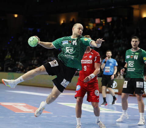 GER HBL season 2021 2022 FÜCHSE Berlin vs TBV Lemgo Lippe, 24 03 22, Max Schmeling Halle, Berlin, Paul DRUX Füchse Berlin 95