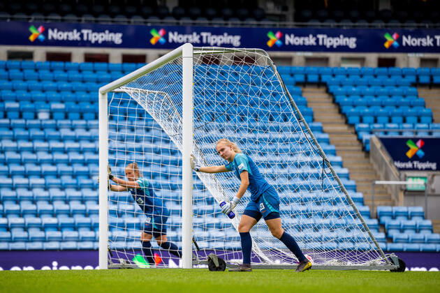 220621 Goalkeeper Sunniva Skoglund of the Norwegian women s national football team during a training session on June 21, 2022 in Oslo Photo Vegard Grott BILDBYRAN kod VG VG0303 bbeng fotboll football soccer fotball press event mixed zone pressetreff norge norway dam precamp, Copyright: VEGARDxGRoTT BB220621VG036