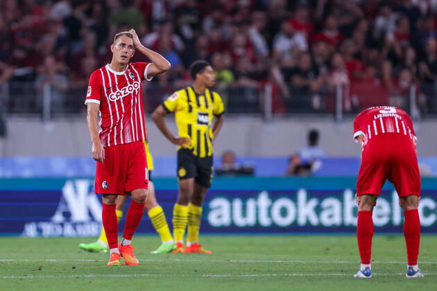 12 08 2022, Football, 2022 2023 season, 1 Bundesliga, SC Freiburg Borussia Dortmund, Nils Petersen SC Freiburg , Photo Dennis Ewert RHR PHOTO xRHR PHOTO DEx