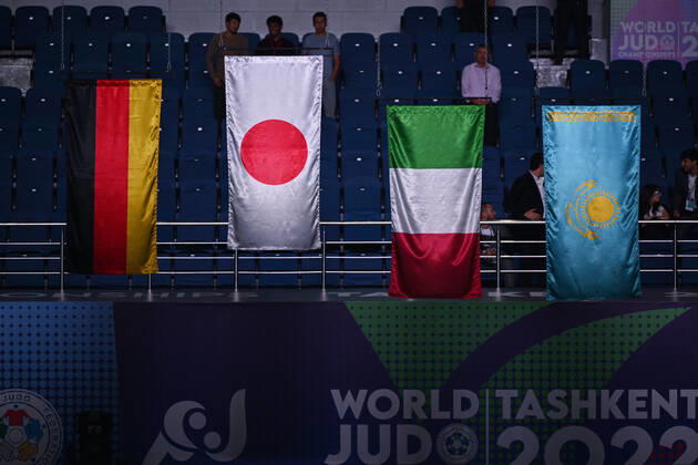 General view, OCTOBER 6, 2022 - Judo : World Judo Championships Tashkent 2022 Women s -48kg Medal Ceremony at Humo Arena in Tashkent, Uzbekistan. Noxthirdxpartyxsales  (200526996)