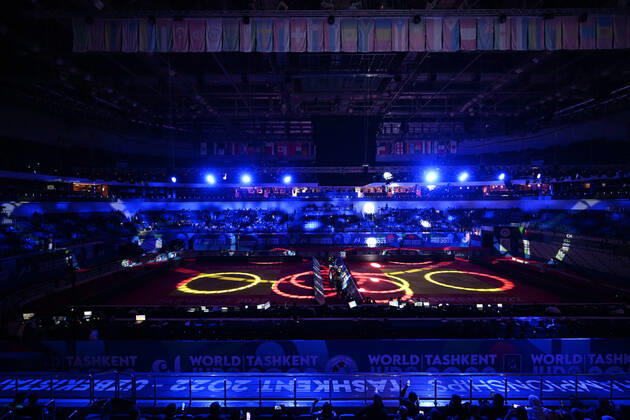 General view, OCTOBER 8, 2022 - Judo : World Judo Championships Tashkent 2022 opening ceremony at Humo Arena in Tashkent, Uzbekistan. Noxthirdxpartyxsales  (200798466)