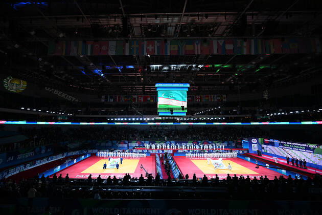 General view, OCTOBER 8, 2022 - Judo : World Judo Championships Tashkent 2022 opening ceremony at Humo Arena in Tashkent, Uzbekistan. Noxthirdxpartyxsales  (200798481)