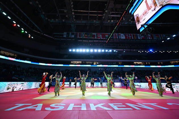 General view, OCTOBER 8, 2022 - Judo : World Judo Championships Tashkent 2022 opening ceremony at Humo Arena in Tashkent, Uzbekistan. Noxthirdxpartyxsales  (200798508)