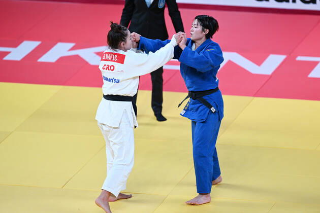 Shiho Tanaka (JPN), OCTOBER 10, 2022 - Judo : World Judo Championships Tashkent 2022 Women s -70kg Semi-Final match at Humo Arena in Tashkent, Uzbekistan. Noxthirdxpartyxsales (200867776)