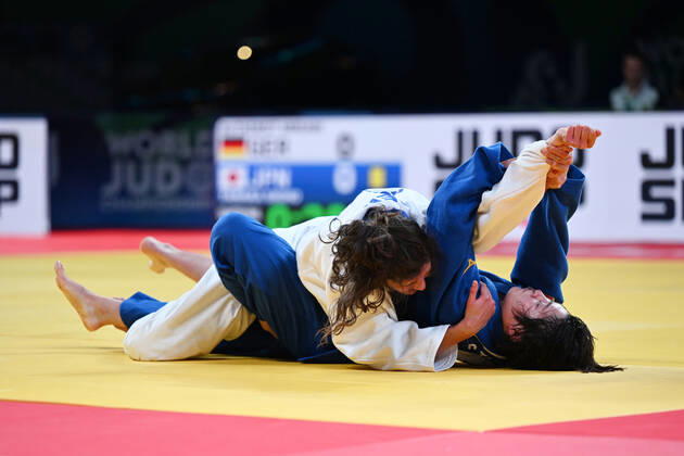 Shiho Tanaka (JPN), OCTOBER 10, 2022 - Judo : World Judo Championships Tashkent 2022 Women s -70kg quarterfinal match at Humo Arena in Tashkent, Uzbekistan. Noxthirdxpartyxsales (200867876)