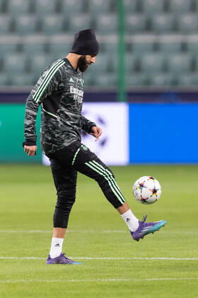 Real Madrid Training Session And press conference, PK, Pressekonferenz Karim Benzema (Real) during the training session and press conference of Real Madrid in Warsaw, Poland, on October 10, 2022. Warsaw Poland Copyright: xFotoxOlimpikx originalFilename:jastrzebowski-realmadr221010_np1GJ