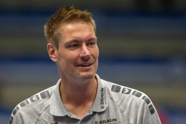 Carsten Lichtlein MT Melsungen, goalkeeper coach GER, ASV Hamm Westfalen vs MT Melsungen, handball, 1 Bundesliga, 9 Spieltag, Spielzeit 2022 2023, 27 10 2022 GER, ASV Hamm Westfalen vs MT Melsungen, handball, 1 Bundesliga, 9 Spieltag, Spielzeit 2022 2023, 27 10 2022 Hamm Copyright: xEibner-Pressefotox xJanxStrohdiex EP_JSK