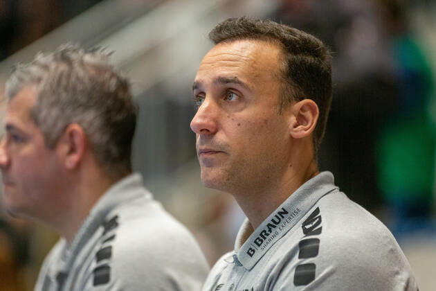 Carsten Lichtlein MT Melsungen, goalkeeper coach GER, ASV Hamm Westfalen vs MT Melsungen, handball, 1 Bundesliga, 9 Spieltag, Spielzeit 2022 2023, 27 10 2022 GER, ASV Hamm Westfalen vs MT Melsungen, handball, 1 Bundesliga, 9 Spieltag, Spielzeit 2022 2023, 27 10 2022 Hamm Copyright: xEibner-Pressefotox xJanxStrohdiex EP_JSK