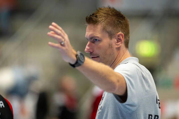 Carsten Lichtlein MT Melsungen, goalkeeper coach GER, ASV Hamm Westfalen vs MT Melsungen, handball, 1 Bundesliga, 9 Spieltag, Spielzeit 2022 2023, 27 10 2022 GER, ASV Hamm Westfalen vs MT Melsungen, handball, 1 Bundesliga, 9 Spieltag, Spielzeit 2022 2023, 27 10 2022 Hamm Copyright: xEibner-Pressefotox xJanxStrohdiex EP_JSK