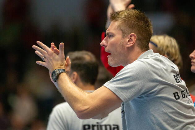 Carsten Lichtlein MT Melsungen, goalkeeper coach GER, ASV Hamm Westfalen vs MT Melsungen, handball, 1 Bundesliga, 9 Spieltag, Spielzeit 2022 2023, 27 10 2022 GER, ASV Hamm Westfalen vs MT Melsungen, handball, 1 Bundesliga, 9 Spieltag, Spielzeit 2022 2023, 27 10 2022 Hamm Copyright: xEibner-Pressefotox xJanxStrohdiex EP_JSK