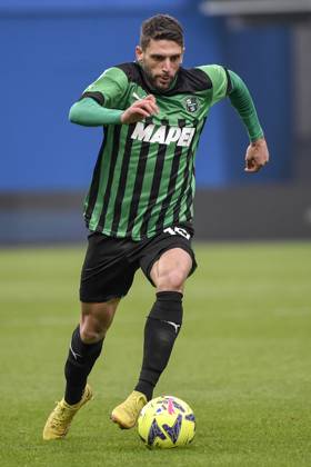 Domenico Berardi of US Sassuolo in action during the Serie A football match between US Sassuolo and UC Sampdoria at Citta del Tricolore stadium in Reggio Emilia (Italy), January 4th 2023. Photo Andrea Staccioli Insidefoto andreaxstaccioli