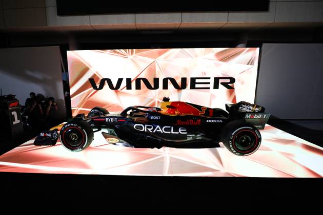 F1 Bahrain Grand Prix Max Verstappen of Red Bull Racing after the Formula 1 Bahrain Grand Prix at Bahrain International Circuit in Sakhir, Bahrain on March 5, 2023. Sakhir Bahrain Copyright: xJakubxPorzyckix originalFilename:porzycki-f1bahrai230305_np2kt