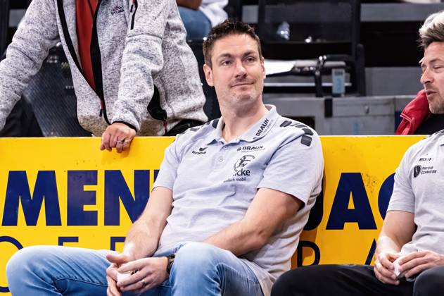 Carsten Lichtlein MT Melsungen, goalkeeper coach SG Flensburg Handewitt vs MT Melsungen, handball, Bundesliga, Matchday 28, Season 2022 2023, 04 05 2023 Press photo Marcel von Fehrn SG Flensburg Handewitt vs MT Melsungen, handball, Bundesliga, Matchday 28, Season 2022 2023, 04 05 2023 Flensburg. Copyright: xEibner-Pressefoto MarcelxvonxFehrnx EP_EER