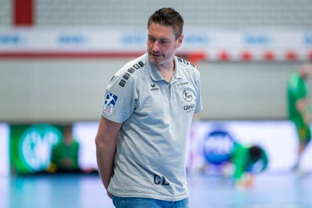 Carsten Lichtlein MT Melsungen, goalkeeper coach GER, GWD Minden vs MT Melsungen, handball, 1 Bundesliga, 30 Spieltag, Spielzeit 2022 2023, 14 05 2023 GER, GWD Minden vs MT Melsungen, handball, 1 Bundesliga, 30 Spieltag, Spielzeit 2022 2023, 14 05 2023 Luebbecke Copyright: xEibner-Pressefotox xJanxStrohdiekx EP_EER