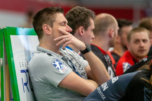 Carsten Lichtlein MT Melsungen, goalkeeper coach GER, GWD Minden vs MT Melsungen, handball, 1 Bundesliga, 30 Spieltag, Spielzeit 2022 2023, 14 05 2023 GER, GWD Minden vs MT Melsungen, handball, 1 Bundesliga, 30 Spieltag, Spielzeit 2022 2023, 14 05 2023 Luebbecke Copyright: xEibner-Pressefotox xJanxStrohdiekx EP_EER