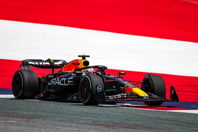 01 VERSTAPPEN Max (nld), Red Bull Racing RB19, action during the 2023 Formula 1 Rolex Grosser Preis von Osterreich, 2023 Austrian Grand Prix, 9th round of the 2023 Formula One World Championship, WM, Weltmeisterschaft from June 30 to July 2, 2023 on the Red Bull Ring, in Spielberg, Austria Copyright: xFlorentxGooden DPPI IPAxSportx x xIPAxSportx 0 IPA_IPA38976233
