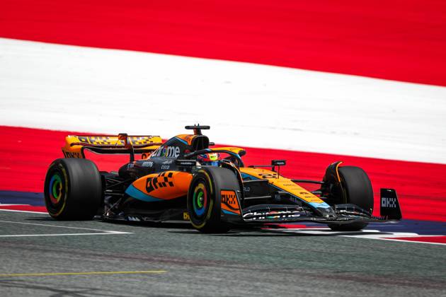 81 PIASTRI Oscar (aus), McLaren F1 Team MCL60, action during the 2023 Formula 1 Rolex Grosser Preis von Osterreich, 2023 Austrian Grand Prix, 9th round of the 2023 Formula One World Championship, WM, Weltmeisterschaft from June 30 to July 2, 2023 on the Red Bull Ring, in Spielberg, Austria  Copyright: xFlorentxGooden DPPI IPAxSportx x xIPAxSportx 0 IPA_IPA38976273