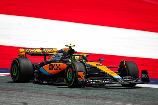 04 NORRIS Lando (gbr), McLaren F1 Team MCL60, action during the 2023 Formula 1 Rolex Grosser Preis von Osterreich, 2023 Austrian Grand Prix, 9th round of the 2023 Formula One World Championship, WM, Weltmeisterschaft from June 30 to July 2, 2023 on the Red Bull Ring, in Spielberg, Austria Copyright: xFlorentxGooden DPPI IPAxSportx x xIPAxSportx 0 IPA_IPA38976280