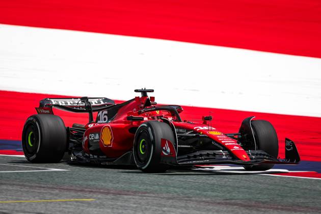 16 LECLERC Charles (mco), Scuderia Ferrari SF-23, action during the 2023 Formula 1 Rolex Grosser Preis von Osterreich, 2023 Austrian Grand Prix, 9th round of the 2023 Formula One World Championship, WM, Weltmeisterschaft from June 30 to July 2, 2023 on the Red Bull Ring, in Spielberg, Austria  Copyright: xFlorentxGooden DPPI IPAxSportx x xIPAxSportx 0 IPA_IPA38976286